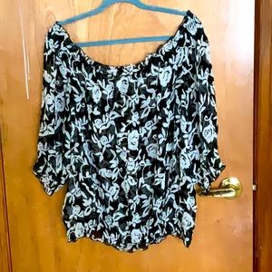 Off the shoulder blouse